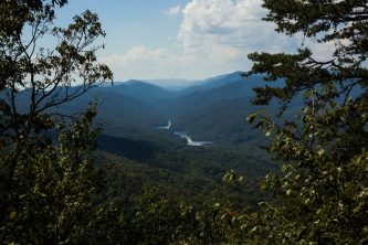 Vista from Pinnacle Overlook at Cumberland Gap National Historical Park