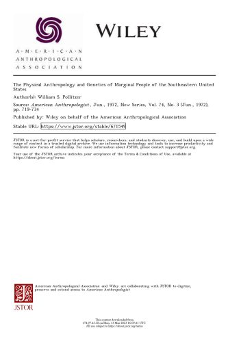 Physical Anthropology and Genetics